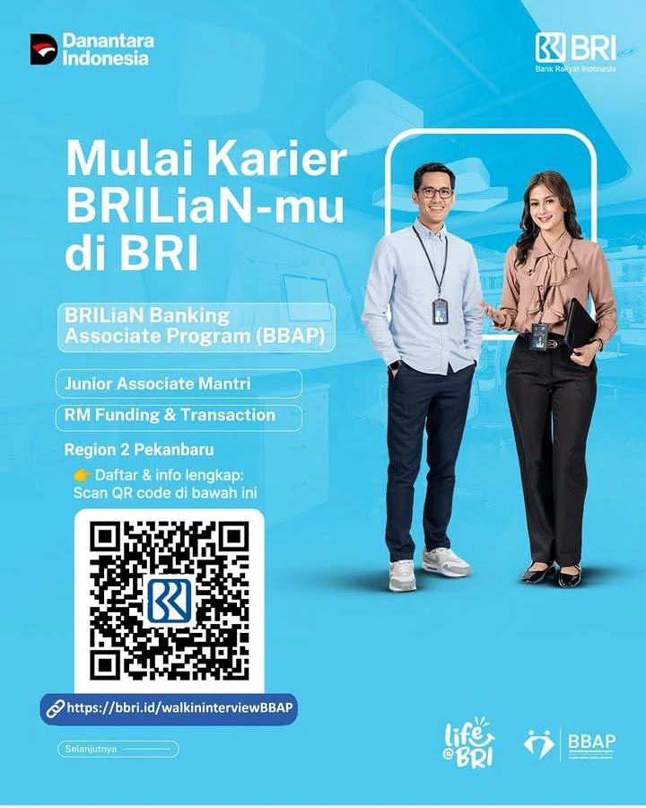 Open Rekrutmen BRILiaN Banking Associate Program (BBAP) 2026